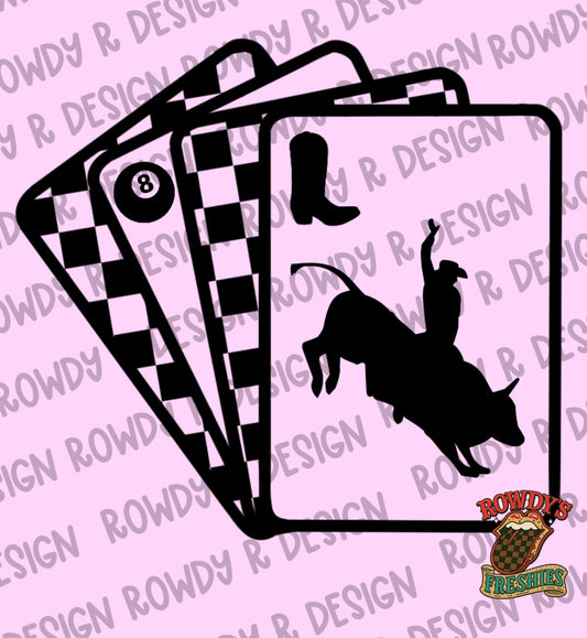 Cowboy Cards STL/PNG