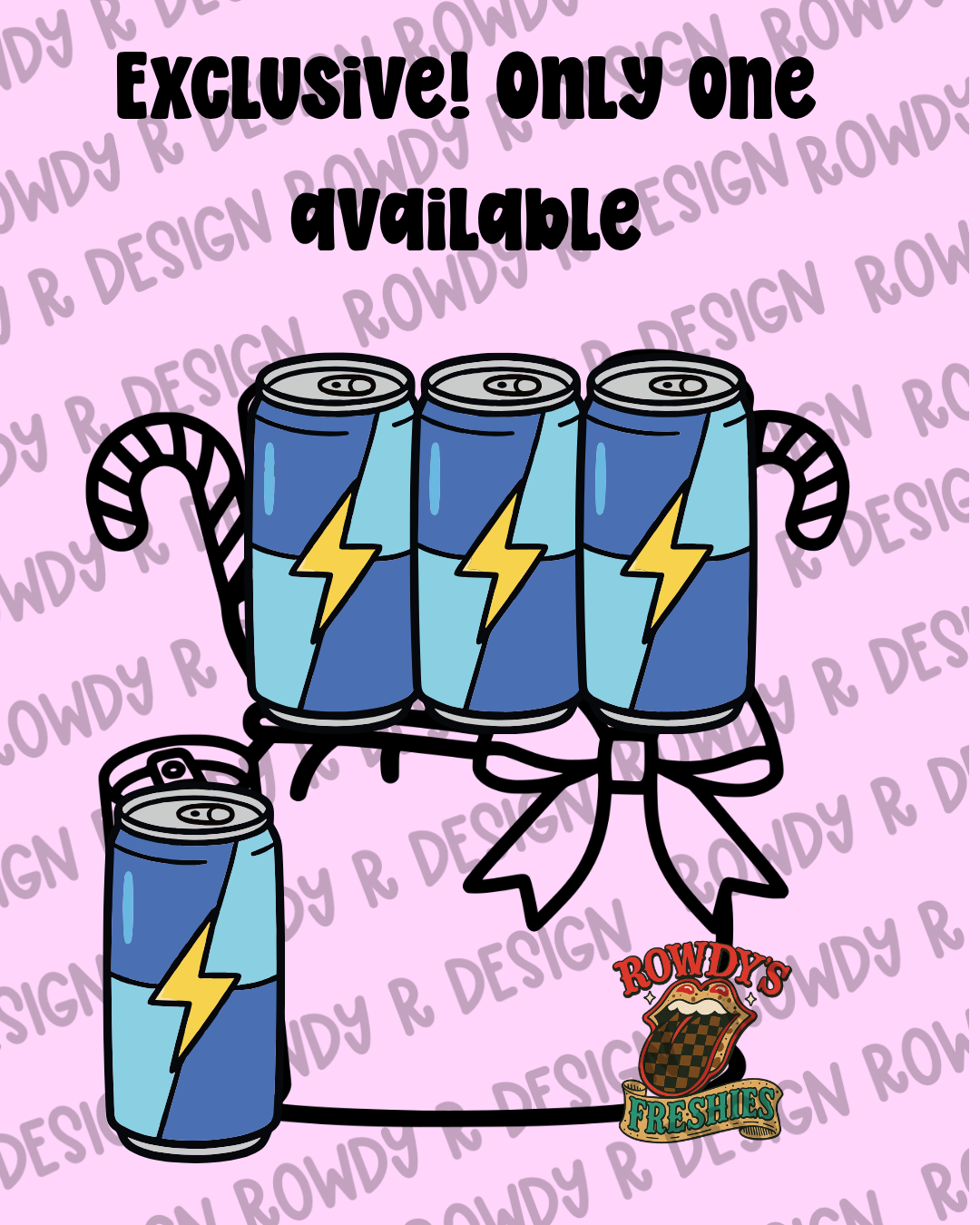Exclusive Blue Cow Energy Santa Sack PNG/STL •ONLY ONE AVAILABLE•