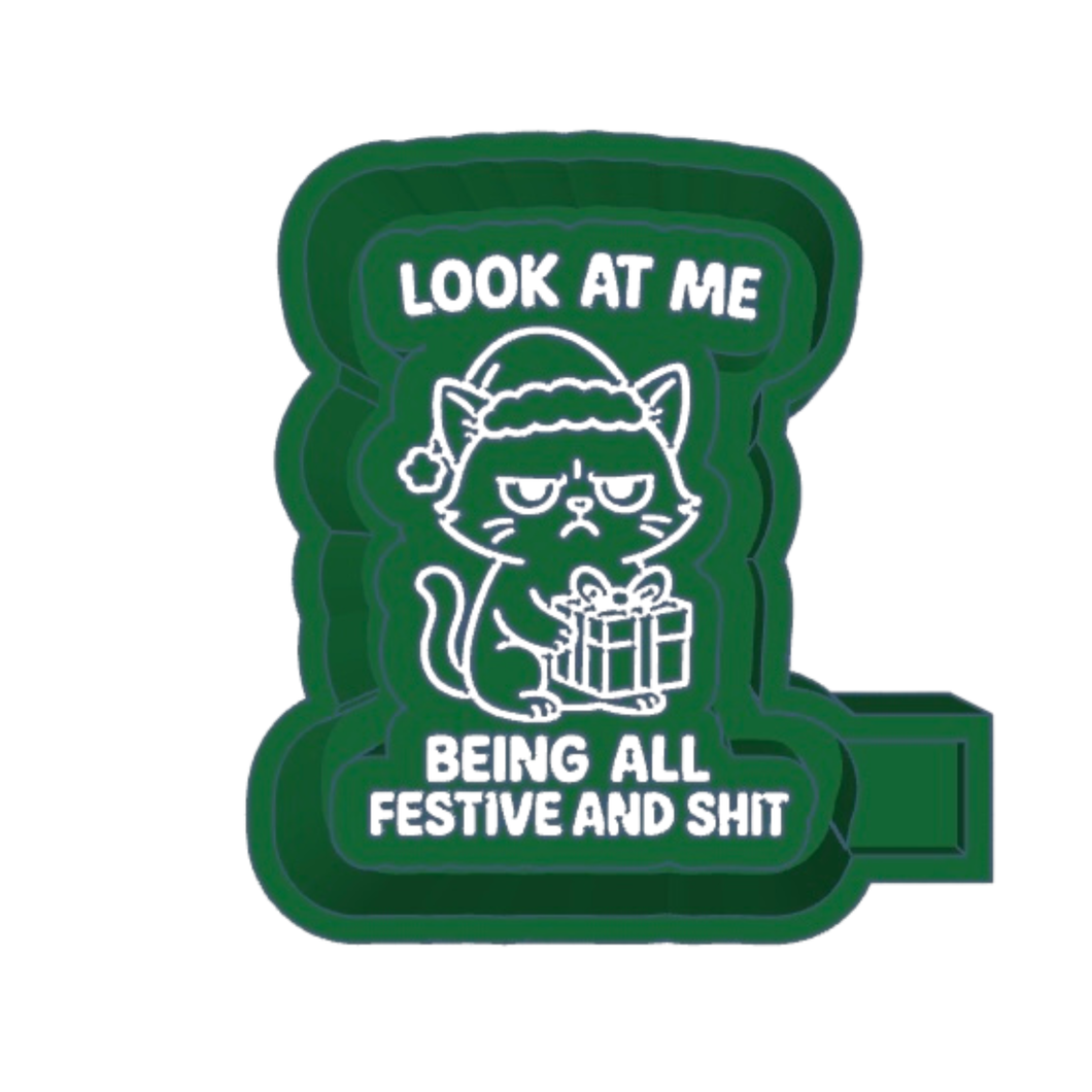 Cranky Kitty Freshie STL