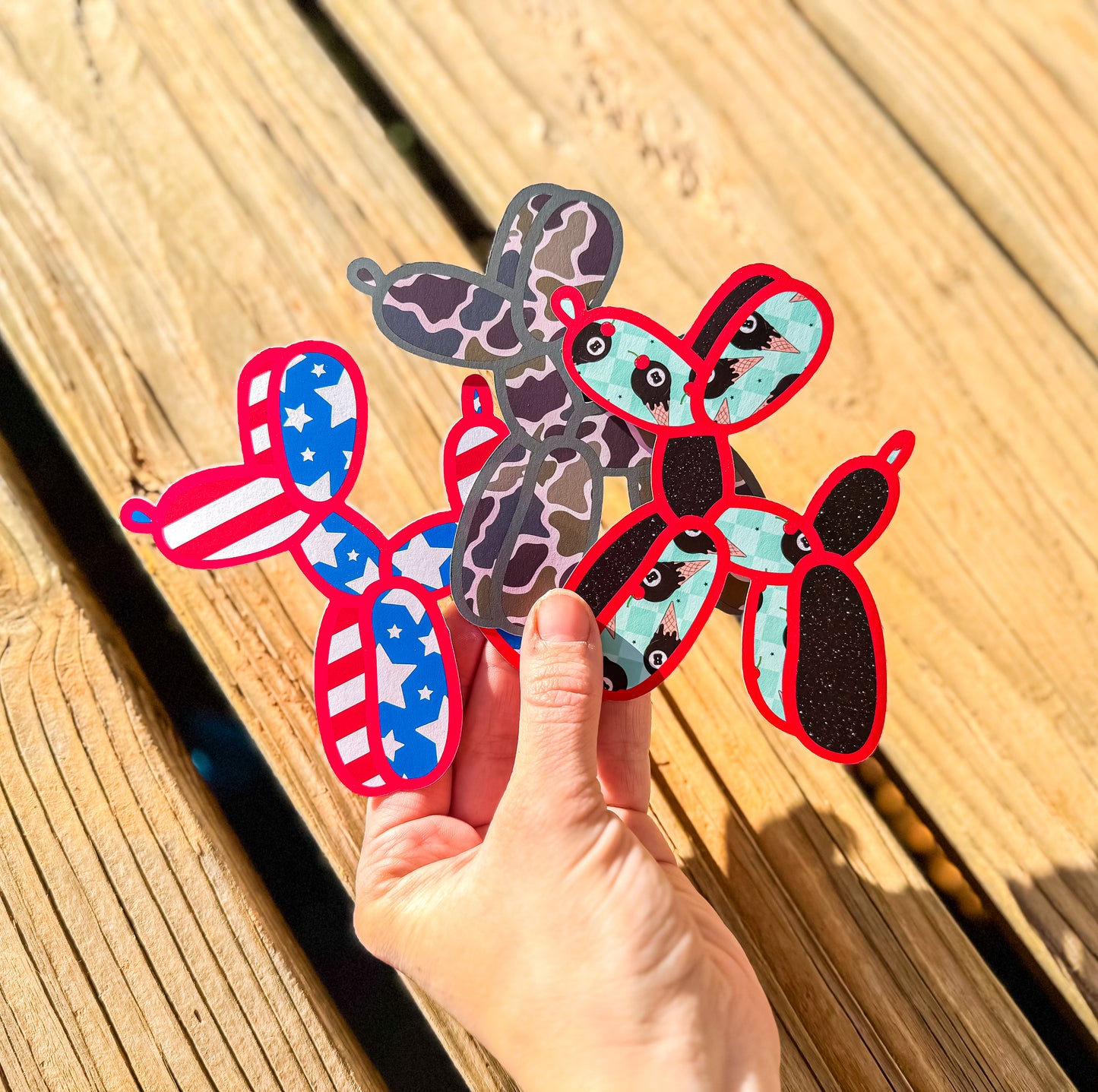 Balloon Dog STL File & Cardstock PNGs