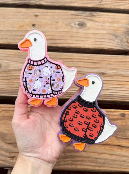 Halloween Sweater Goose Freshie