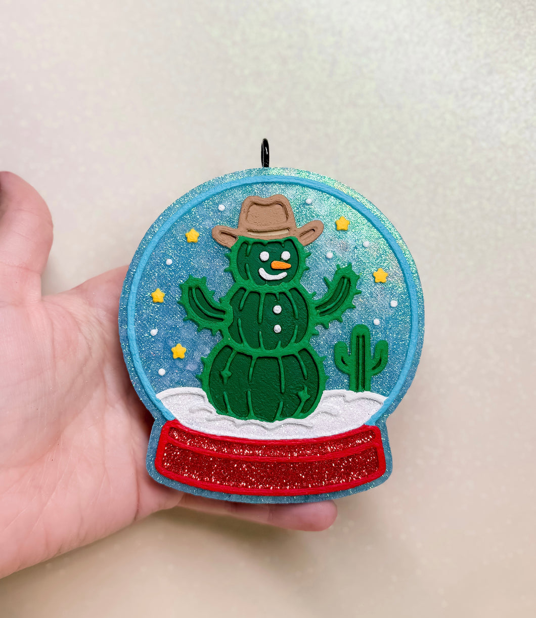 Cactus Snow Globe Silicone Mold