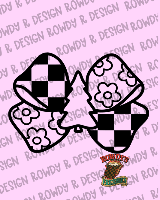 Groovy Tree Bow STL/PNG
