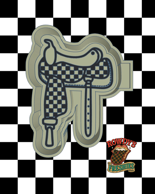 Checkered Saddle STL/PNG
