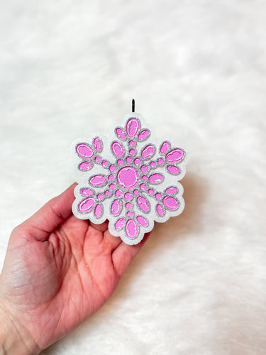 Turquoise Snowflake Silicone Mold
