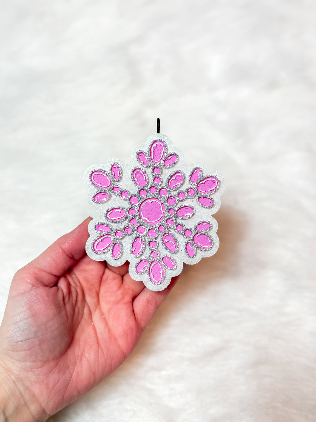 Turquoise Snowflake Silicone Mold