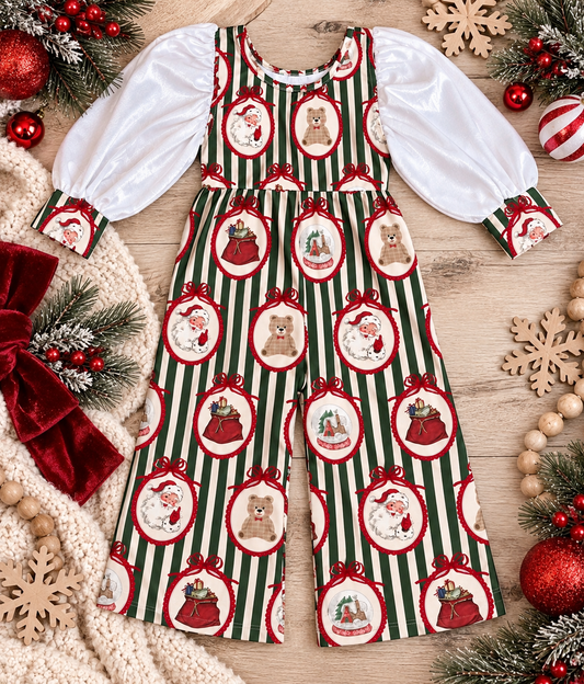 Vintage Christmas Romper