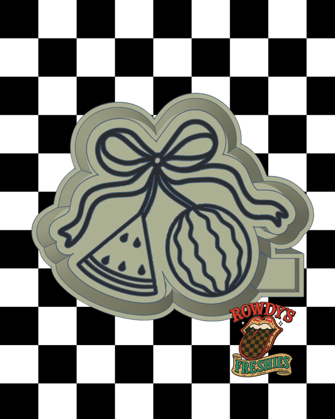 Watermelon Cherries STL/PNG