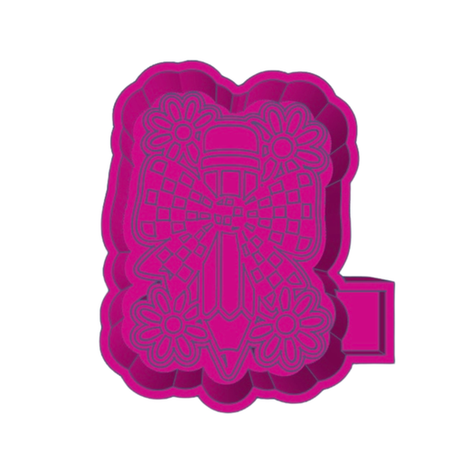 Checkered Pencil Freshie STL
