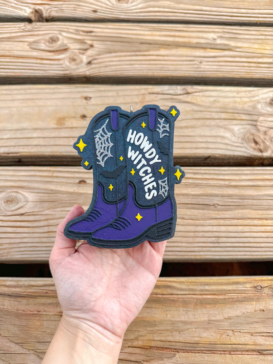Howdy Witches Boots Freshie
