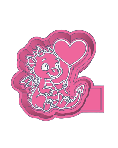 Dragon W/ Heart Balloon STL