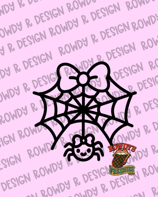 Girly Spider Web STL/PNG