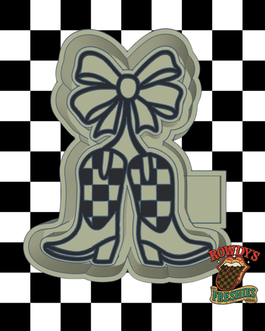 Checkered Cherry Boots STL/PNG