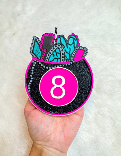 Turquoise 8 Ball (Scent: Mahogany Teakwood)
