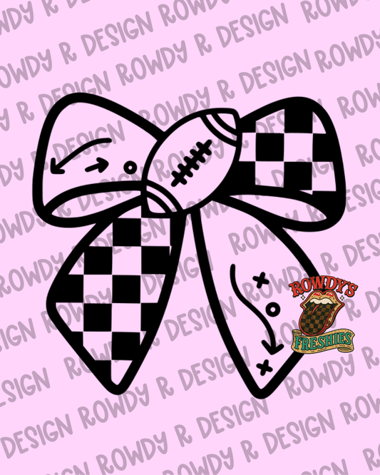 Football Bow STL/PNG