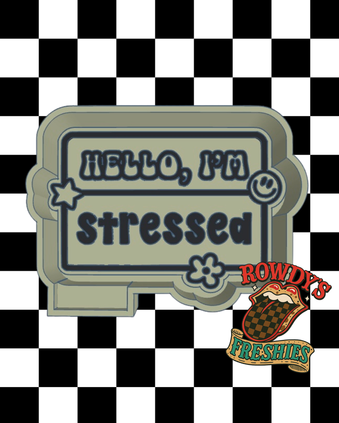 Hello I’m Stressed STL/SVG