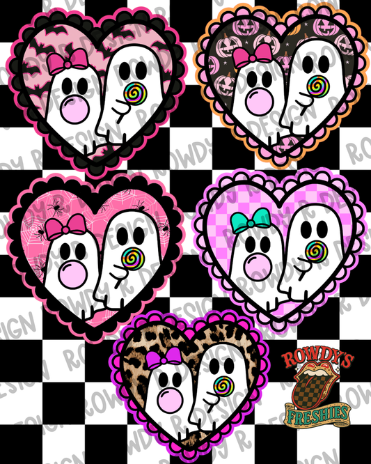 Ghost Lovers Cardstock PNG