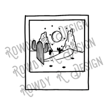 Load image into Gallery viewer, Desert Polaroid Freshie STL