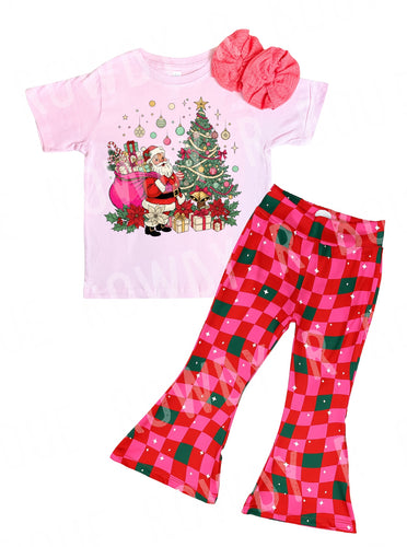 Pink Check Flares
