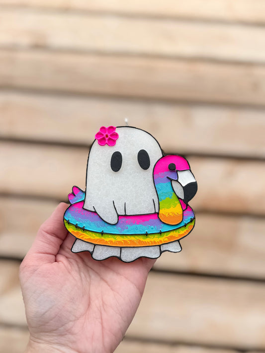 Flamingo Ghost Freshie