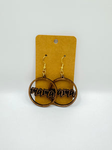 Mama Wood Earrings