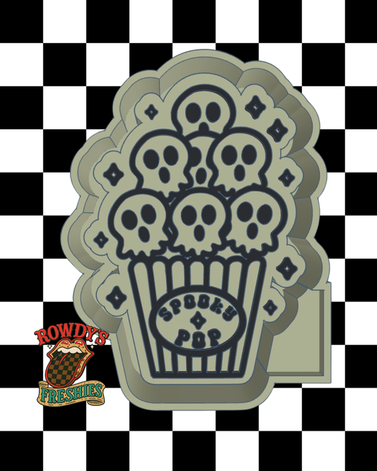 Spooky Popcorn STL/PNG