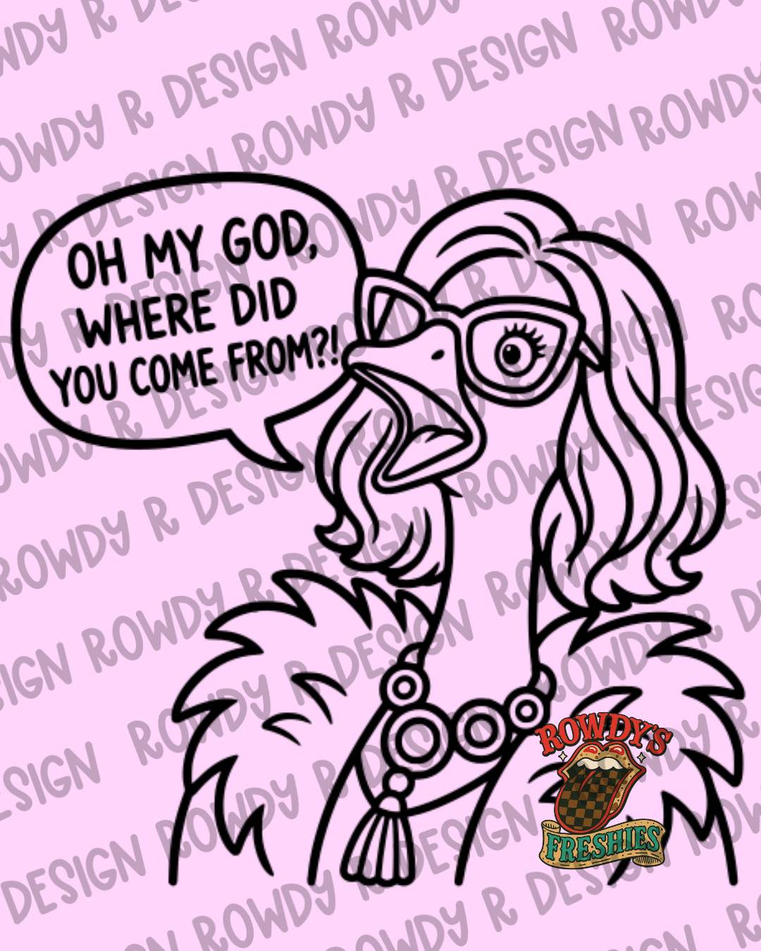 Oh My God Goose STL/PNG
