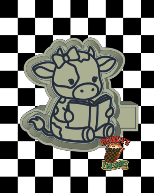 Reading Cow STL/PNG