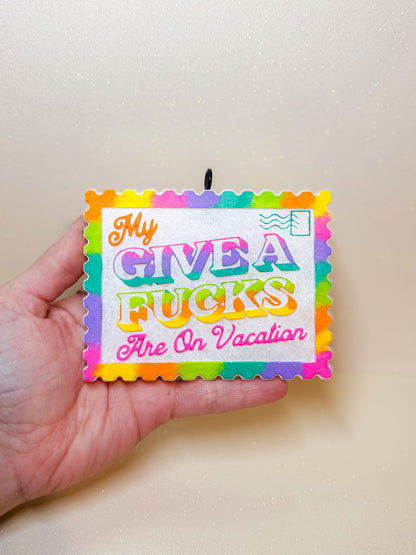 Vacation Stamp Freshie