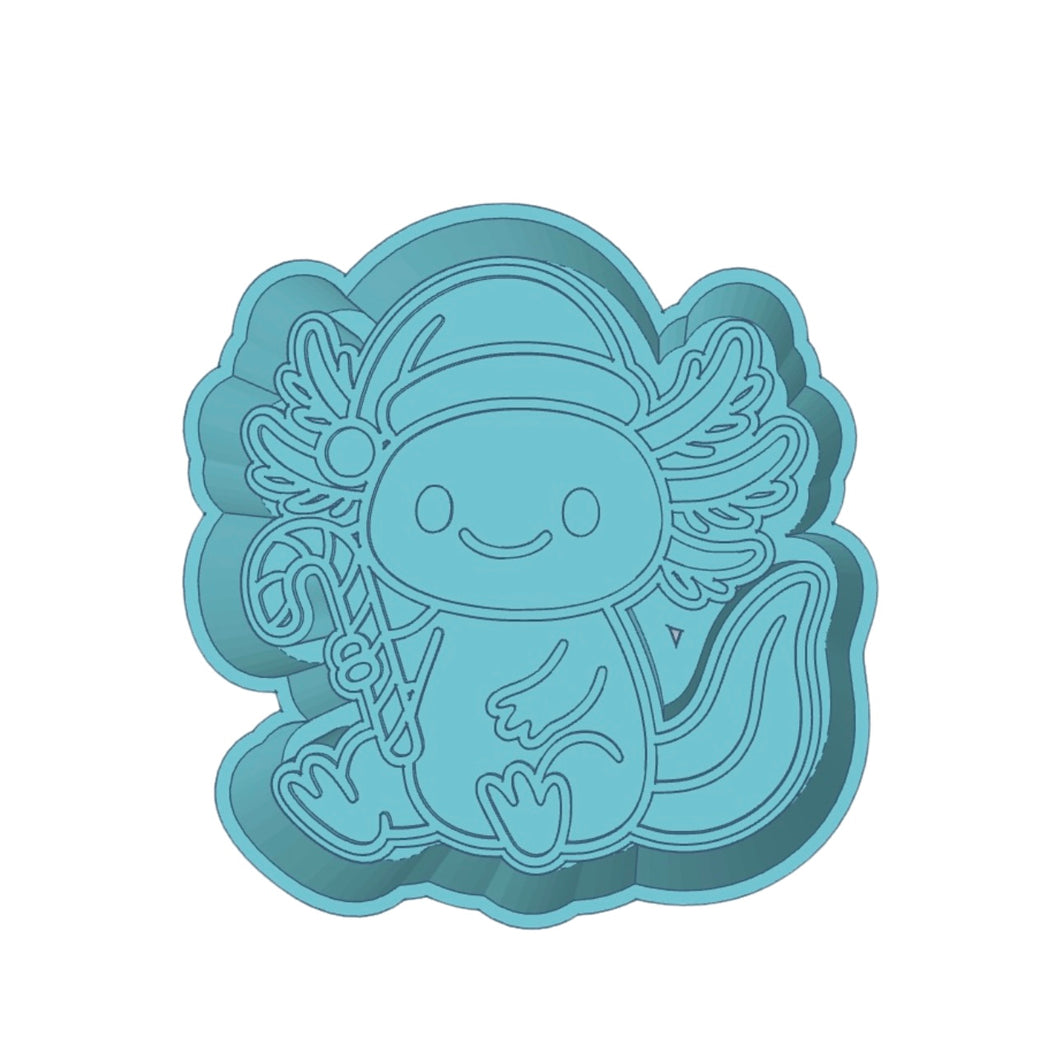 Christmas Axolotl Freshie STL