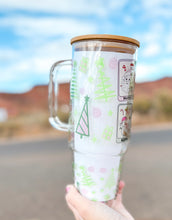 Load image into Gallery viewer, Merry Christmas 40oz Glass Tumbler