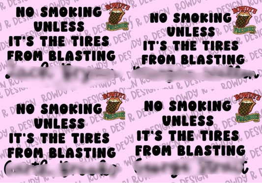 No Smoking STL/PNG