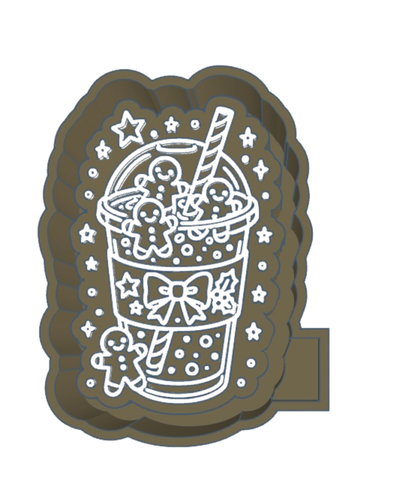 Gingerbread Coffee Freshie STL File
