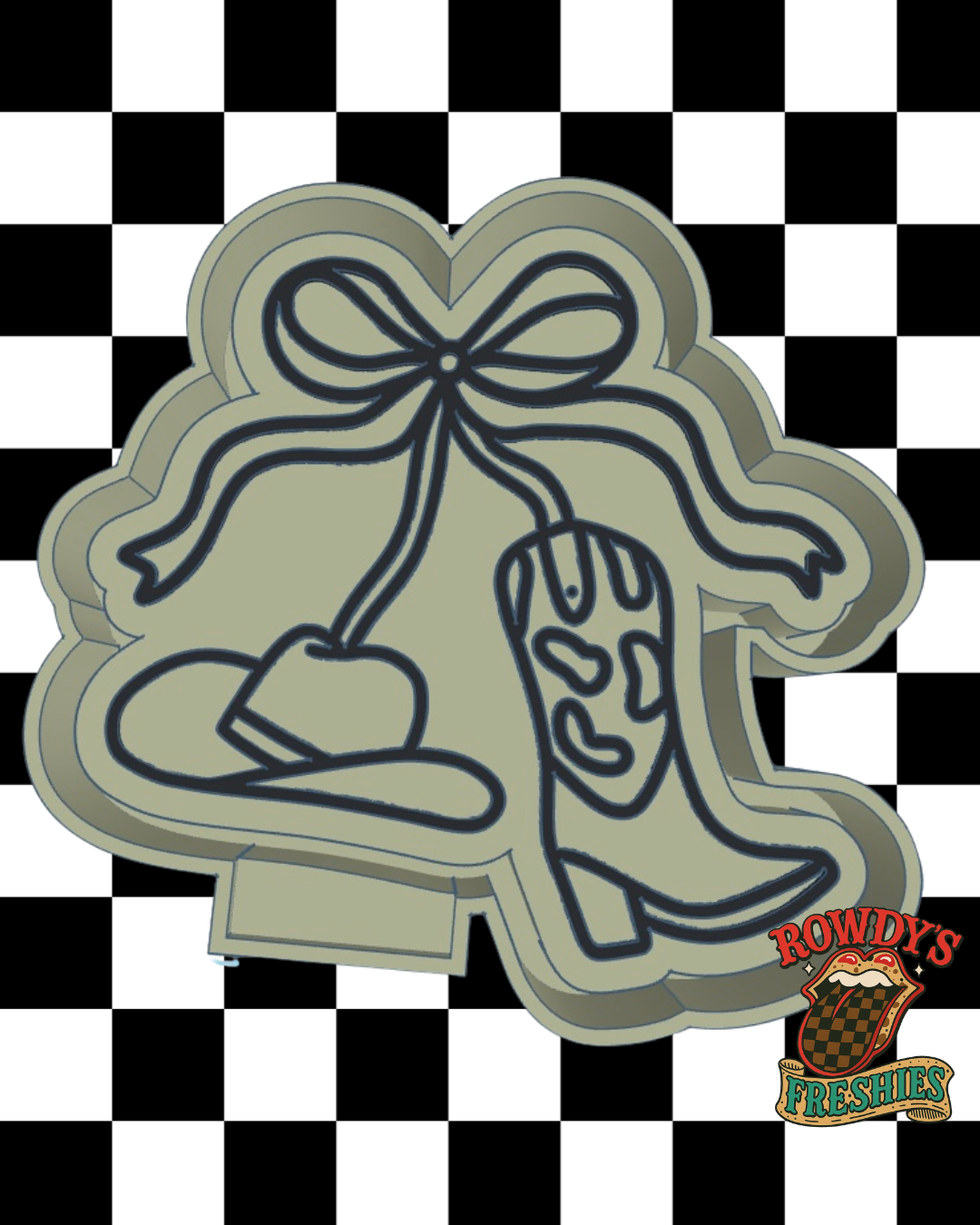 Hat & Boot Cherries STL/PNG