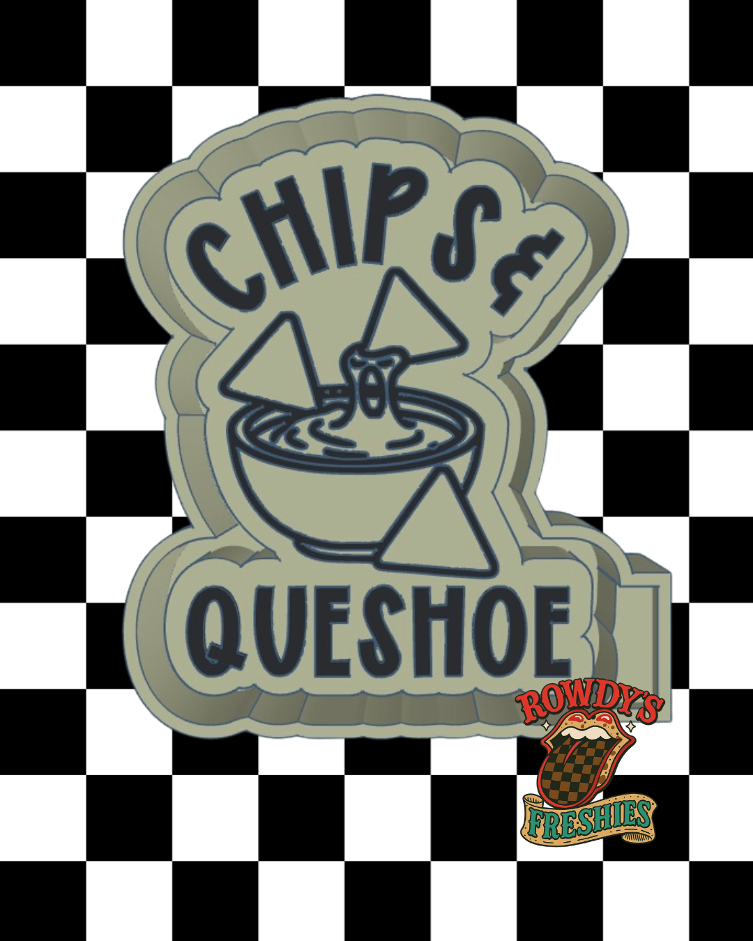 Chips & QuesHOE STL/PNG