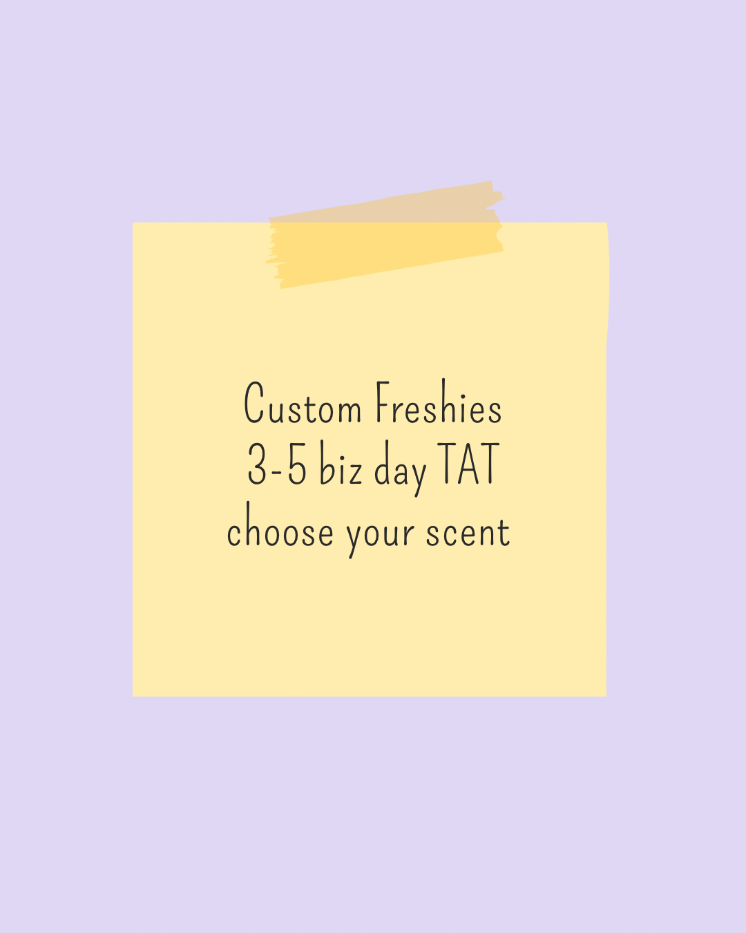Custom Freshies Choose Your Design and Scent!
