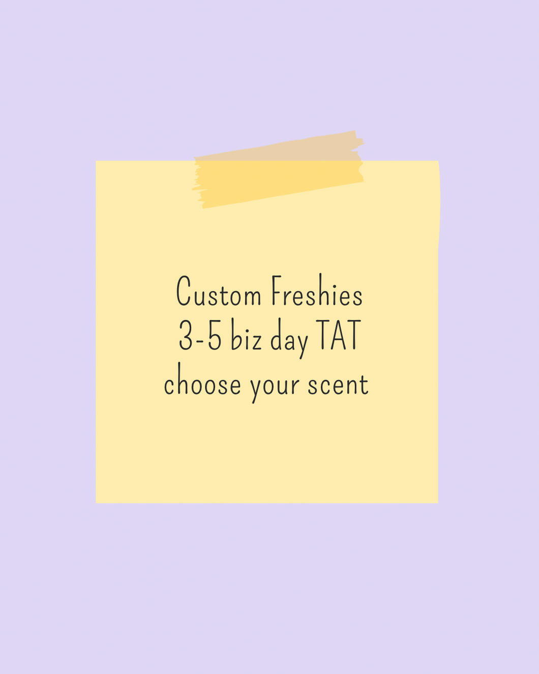 Custom Freshies Choose Your Design and Scent!