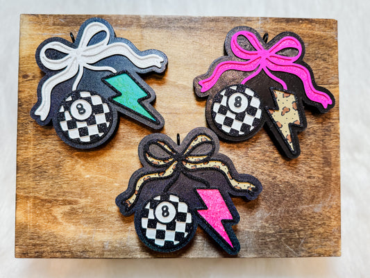 8 Ball & Bolt Cherries Freshie