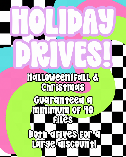 Holiday Drives PNG/STL