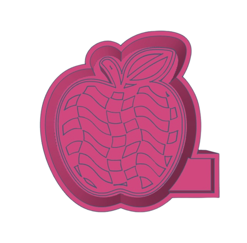 Checkered Apple Freshie STL