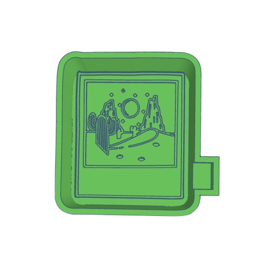 Desert Polaroid Freshie STL