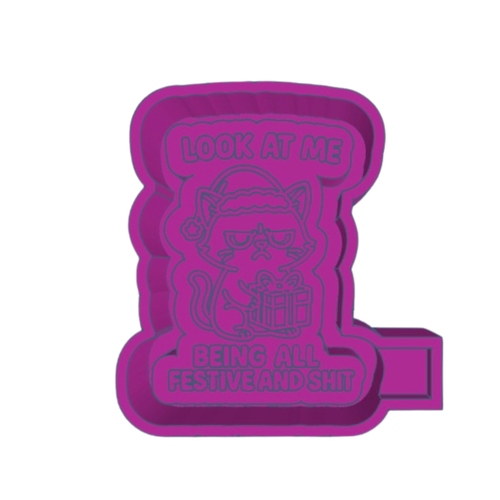Cranky Kitty Freshie STL
